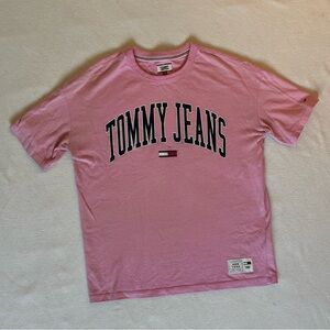 Tommy Hilfiger Kids Pink Tee with Logo